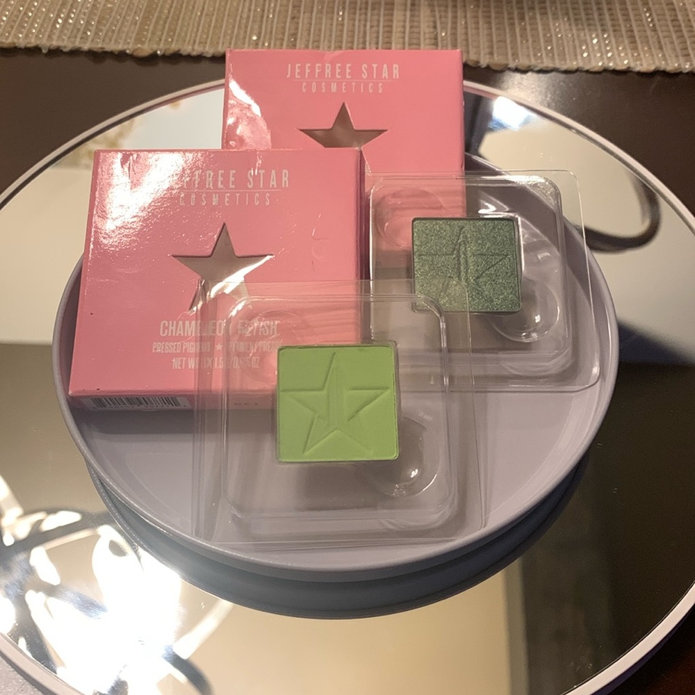 Jeffree Star green eyeshadow bundle NEW